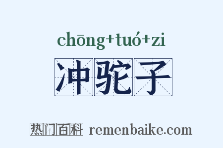 冲驼子是什么意思的图片